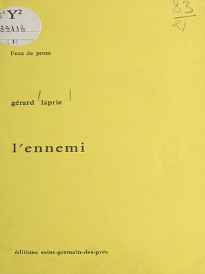 cover image of L'ennemi